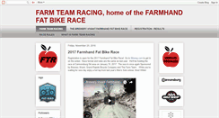 Desktop Screenshot of farmteamracing.com